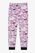 Penti Kız Çocuk Dog Family Pembe Pijama Takımı - 3