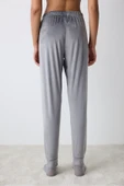 Penti Gri Fuzzy Solid Koyu Gri Pantolon Pijama Altı - 3