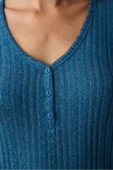 Penti Cozy Time Green Petrol Yeşili Pantolon Pijama Takımı - 3