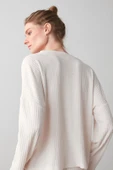 Penti Açık Bej Vanilla Waffle Sweatshirt - 4