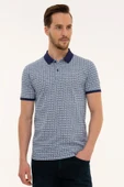 Pierre Cardin Lacivert Slim Fit Polo Yaka T-Shirt - 1