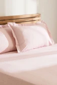 Kaşmir Home Laila %100 Pamuk Çift Kişilik Çarşaf Takımı Rose - 1