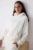 Penti Beyaz Kapitone Detay Marita Sweatshirt - Saude Koleksiyonu - 2