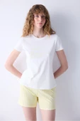 Penti Lemon Açık Sarı Şortlu Pijama Takımı - 2