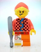 Orjinal Lego Minifigür Leg in Cast Fan thumbnail 1