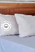 Karaca Home Mavi %100 Pamuk Tek Kişilik Düz Çarşaf 160 Cm X 240 Cm - 1