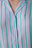 Penti Bon Vivant Gömlek Pantolon Lila Pijama Takımı - 3