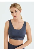 SUWEN Gri Cross Bralette - 1