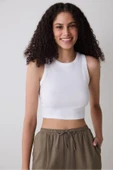 Penti Basic Crop Optik Beyaz Üst - 1
