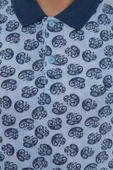Pierre Cardin Mavi Slim Fit Polo Yaka T-Shirt - 5