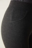 Penti Denim Renk Yüksek Bel Içi Peluş Termal Bilek Boy Tayt - 3