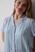 Penti Bon Vivant Gömlek Pantolon Lila Pijama Takımı - 2