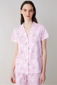 Penti Flora Pembe Düğmeli Gömlek Pantolon Pijama Takımı - 2