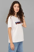 Pierre Cardin Bej Kadın T-Shirt G022SZ011.000.1347895 - 3