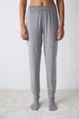 Penti Gri Fuzzy Solid Koyu Gri Pantolon Pijama Altı - 2