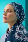 Imannoor İmannoor uçurtma parlak floş viskon şal - 3