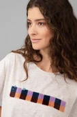 Pierre Cardin Bej Kadın T-Shirt G022SZ011.000.1347895 - 2