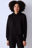 Penti Silky Feel Siyah Sweatshirt - 1