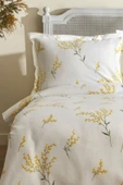 Karaca Home Loretta %100 Pamuk Tek Kişilik Pike Takımı Sarı - 3