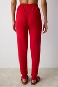Penti Çiçekli Kırmızı Termal Pijama Altı - 5