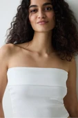 Penti Foldable Bandeau Kırık Beyaz Üst - 2