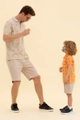 U.S. Polo Assn. US.POLO.ASSN. ERKEK CAMEL POLO YAKA TSHİRT - 1