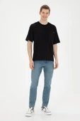 U.S. Polo Assn. Erkek Comfort Fit Bisiklet Yaka Siyah Tişört 50287062-vr046 - 5