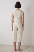 Penti Iris Floral Çok Renkli Kapri Pijama Takımı - 3