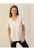 Pierre Cardin Ekru Regular Fit Tişört 50246197-vr019 - 3