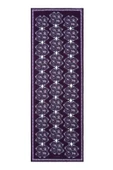 Imannoor Uçurtma mürdüm parlak floş viskon şal - 3