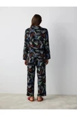Penti Quinn Siyah Gömlek Pantolon Pijama Takımı - 4