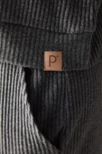 Penti Antrasit Kapşonlu Fitilli Yumuşak Sweatshirt - 3