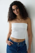 Penti Foldable Bandeau Kırık Beyaz Üst - 1