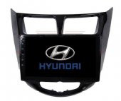 Hyundai Accent Blue Android Multimedya Sistemi Siyah (2011-2017) 4 GB Ram 32 GB Hafıza 8 Çekirdek 9 İnç Newfron - 1