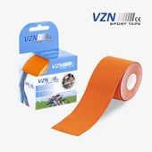 VZN Sport Tape Turuncu Renk Kinezyo Sporcu Bandı Ağrı Bandı 5 Metre X 5 Cm - 1