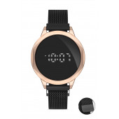 DESİNGSHOP Mıknatıslı Hasır Kordon Dijital Dokunmatik Unisex Kol Saati dsgnw14z31c - 1