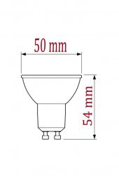 Philips 4W (50W) Işığı Kısılabilir Çanak Ampul Gün Işığı 4000K thumbnail 3