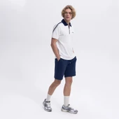 Ellesse Erkek Polo Yaka Kırık Beyaz Tişört - EM169-1-OF - 2