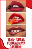 Maybelline New York Super Stay Vinyl Ink Uzun Süre Kalıcı Likit Parlak Ruj 35 Cheeky - 8