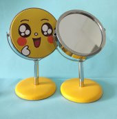 Emoji Mini Boy Ayaklı Makyaj Aynası 15 Cm - 1