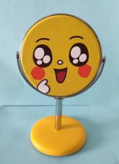 Emoji Mini Boy Ayaklı Makyaj Aynası 15 Cm - 3