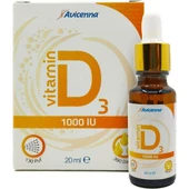 Avicenna Vitamin D3 1000 IU Damla Sprey 20 ml - 1