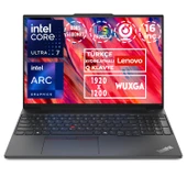 Lenovo ThinkPad E16 G2 Ultra 7 155H 32GB 512GB SSD 16" WUXGA Fdos Dizüstü Bilgisayar 21MA008XTX 002 - 1