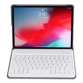 A11 Bluetooth 3.0 Ultra İnce ABS Çıkarılabilir Bluetooth Klavye Deri Tablet Kılıfı iPad Air 4 Air 5 Pro 11 inç 2018 2020 2021 2022 Rose Gold - 7