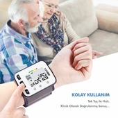 VZN Türkçe Konuşan Dijital Bilek Tipi Tansiyon Aleti DBP-2141 - Otomatik Ölçüm LCD Ekranlı - 2