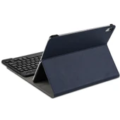 A11 Bluetooth 3.0 Ultra İnce ABS Çıkarılabilir Bluetooth Klavye Deri Tablet Kılıfı iPad Air 4 Air 5 Pro 11 inç 2018 2020 2021 2022 Koyu Mavi - 5