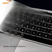 ENKAY 3 in 1 Kristal Laptop Koruyucu Kılıf Siyah MacBook Pro 16 inç A2141 Touch Bar - 11