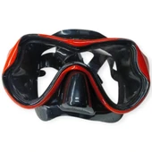 Star Diving Dalış Maskesi Yetişkin - 51704-KIRMIZI - 2