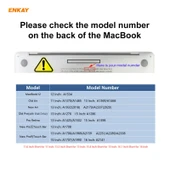 ENKAY 3 in 1 Kristal Laptop Koruyucu Kılıf Siyah MacBook Pro 16 inç A2141 Touch Bar - 9