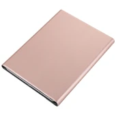 A11 Bluetooth 3.0 Ultra İnce ABS Çıkarılabilir Bluetooth Klavye Deri Tablet Kılıfı iPad Air 4 Air 5 Pro 11 inç 2018 2020 2021 2022 Rose Gold - 4